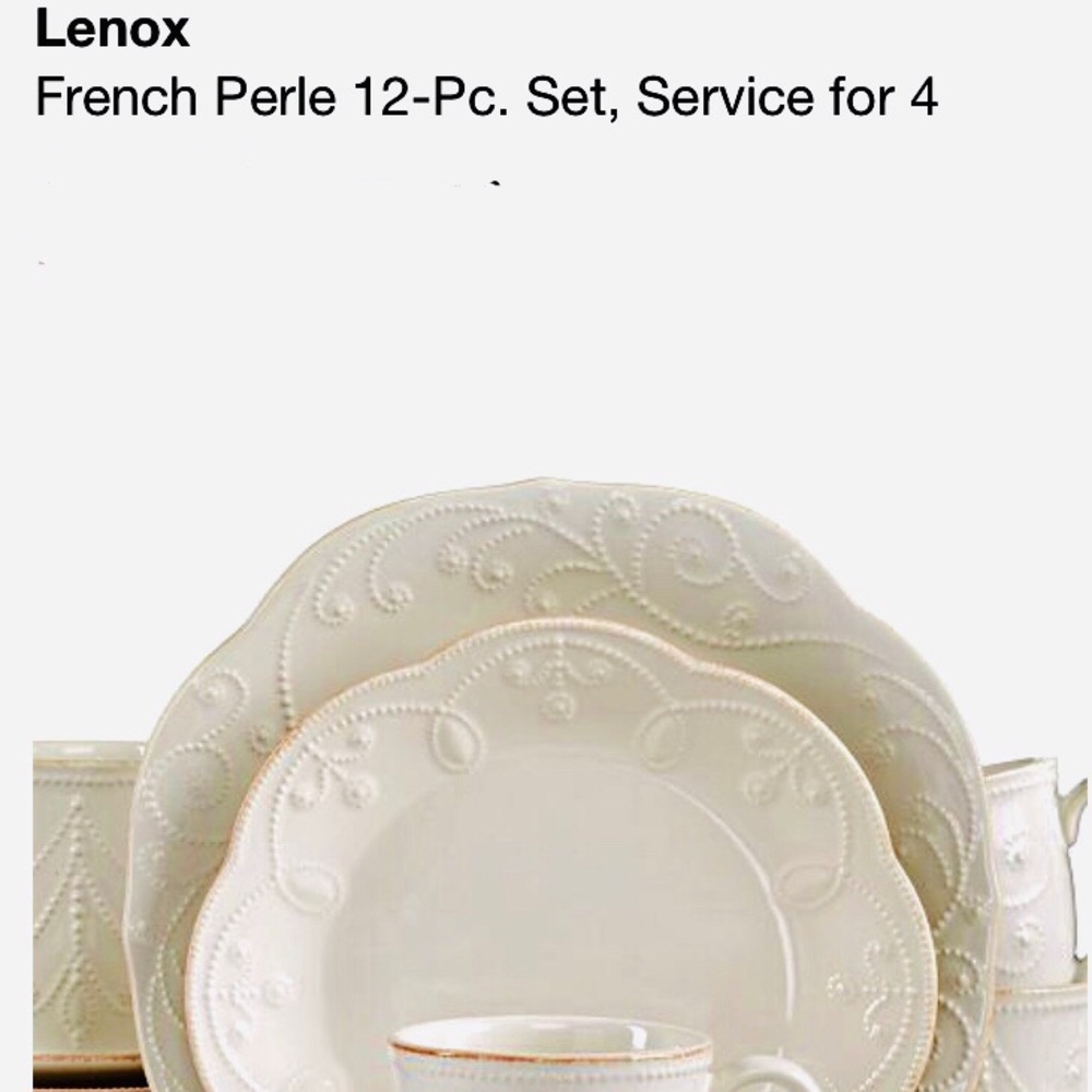 French perle set 12 pieces